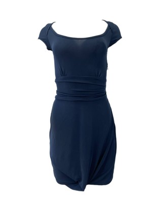 RICHARD CHAI Women's Blue Racer Back Dress #AR12 6 NWT