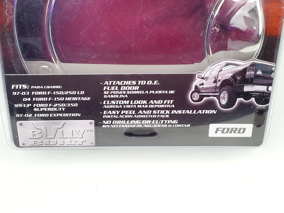 FORD Bully Polished Stainless Steel Fuel Door Cover SDG-201  F-150 (97-03) — 第 3/4 张图片