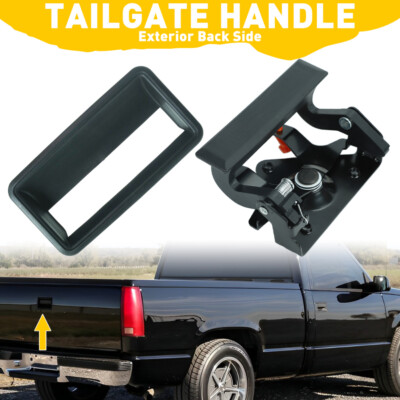 Black Tailgate Handle & Bezel NEW for Chevy GMC CK 1500 2500 3500