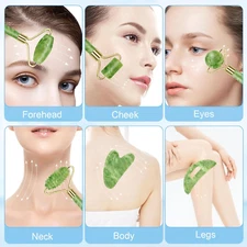 Premium Jade Roller & Gua Sha Set – Rejuvenate, Sculpt & Glow