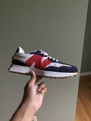New Balance 327 Navy/Red/Gum Mens Size 9 100% Authentic | eBay
