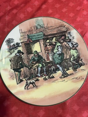 Vintage Royal Doulton D6302 Roger Solem Cobler 10.5'' plate 1950 s mint