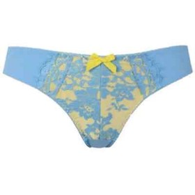 AGENT PROVOCATEUR RARE BLUE/YELLOW SELENA BRIEF SIZE AP 1 X SMALL UK 6-8 BNWT