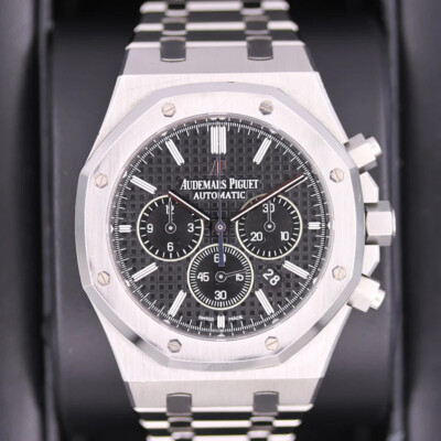 Audemars Piguet Royal Oak Men's Black Dial - 26320ST.OO.1220ST.01