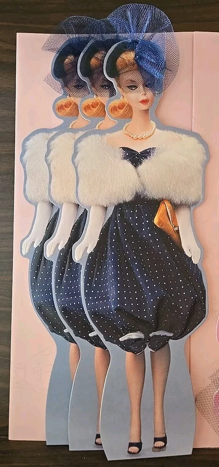 Hallmark Barbie 8 Greeting Cards Glamour Dream Collection w Envelopes 1994 LOT - Image 3 of 4