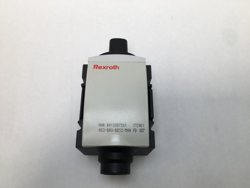 Válvula neumática de aire Rexroth-BOSCH R412007261 / R 412 007 261 AS3-BAV Alemania Foto 3 de 4
