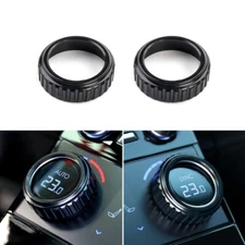 Black Air Condition Switch Button Knob Cover Trim for Hyundai Santa FE 2024-2026