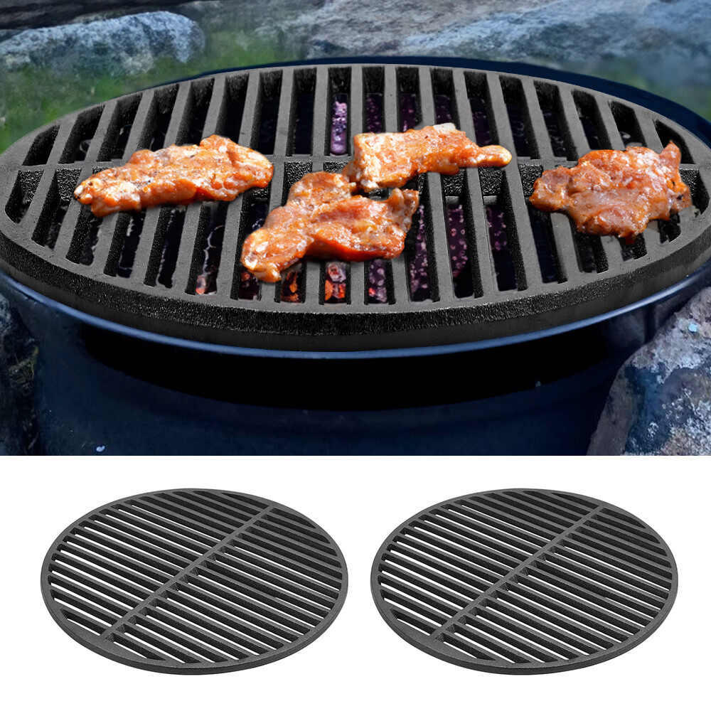 Classic Cast Iron Sear Plate Replacement Charcoal Grill Cooking Grid Round  Grate