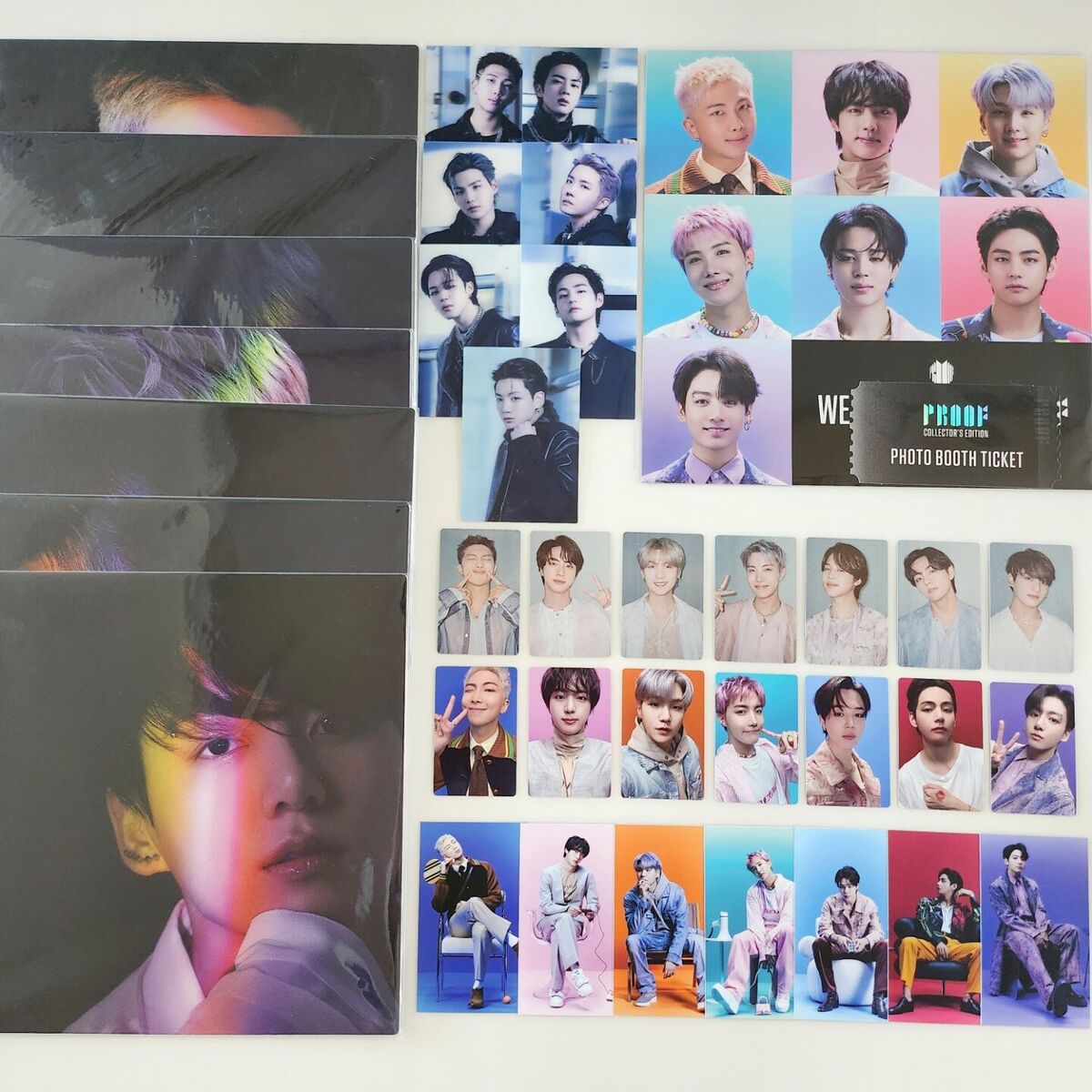BTS PROOF Collector's Edition Member Set (Premium Photo, 2 BTS PROOF Collector's Edition Member Set (Premium Photo, 2