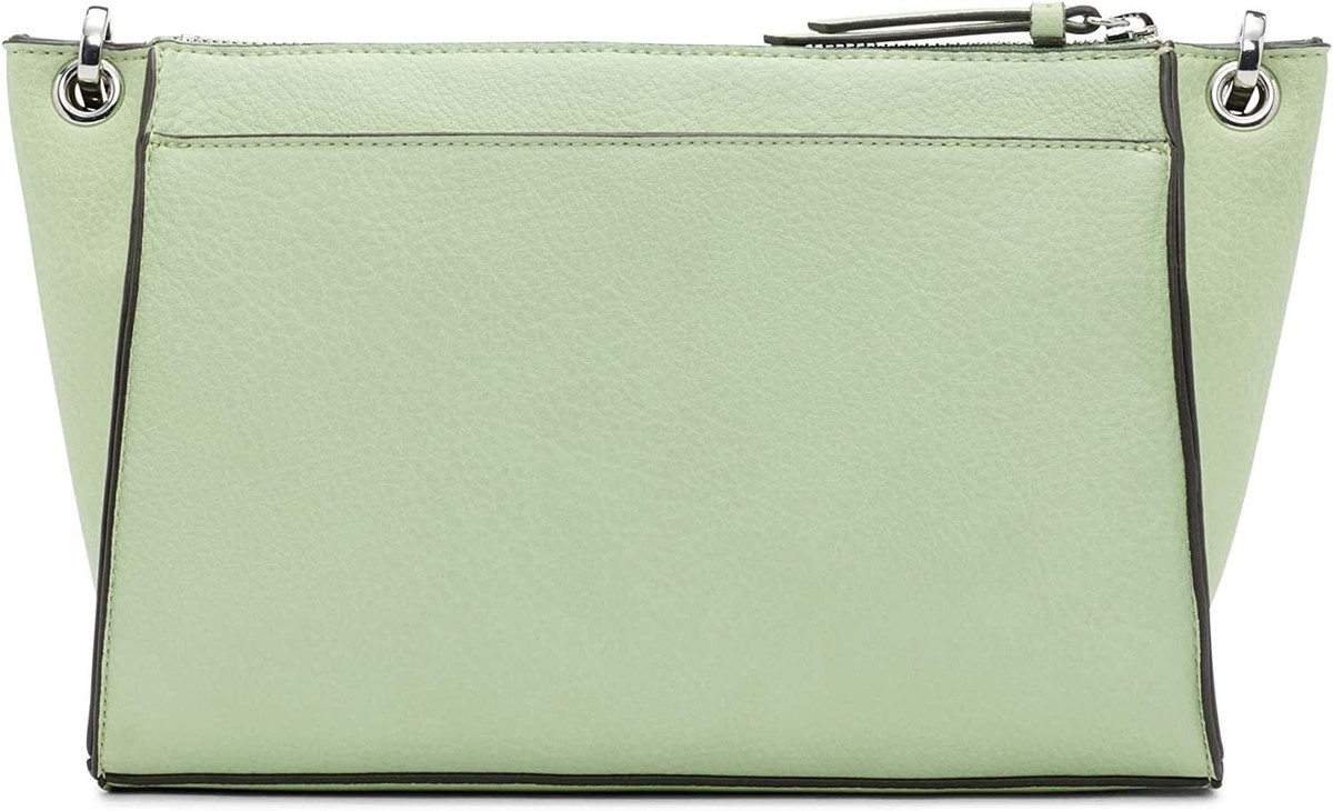 CALVIN KLEIN Reyna Crossbody Pebble Leather Cucumber Green