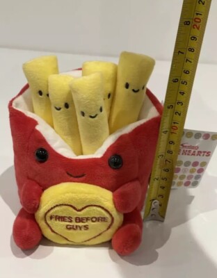 Swizzles Love Hearts Fries Before Guys Plush Cuddly Soft Toy