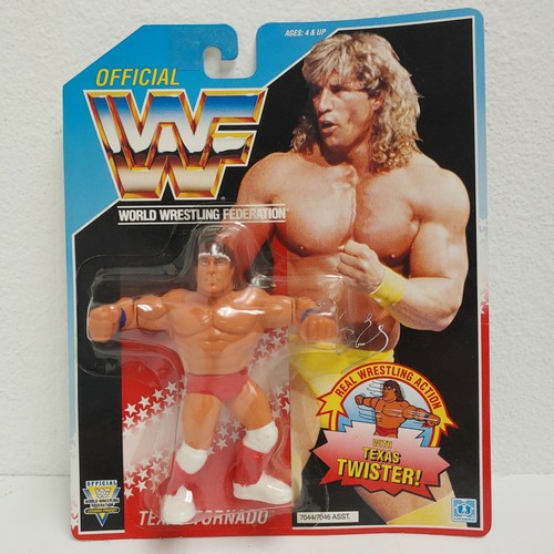 New WWF Texas Tornado 1990 Titan Sports HASBRO Aut...