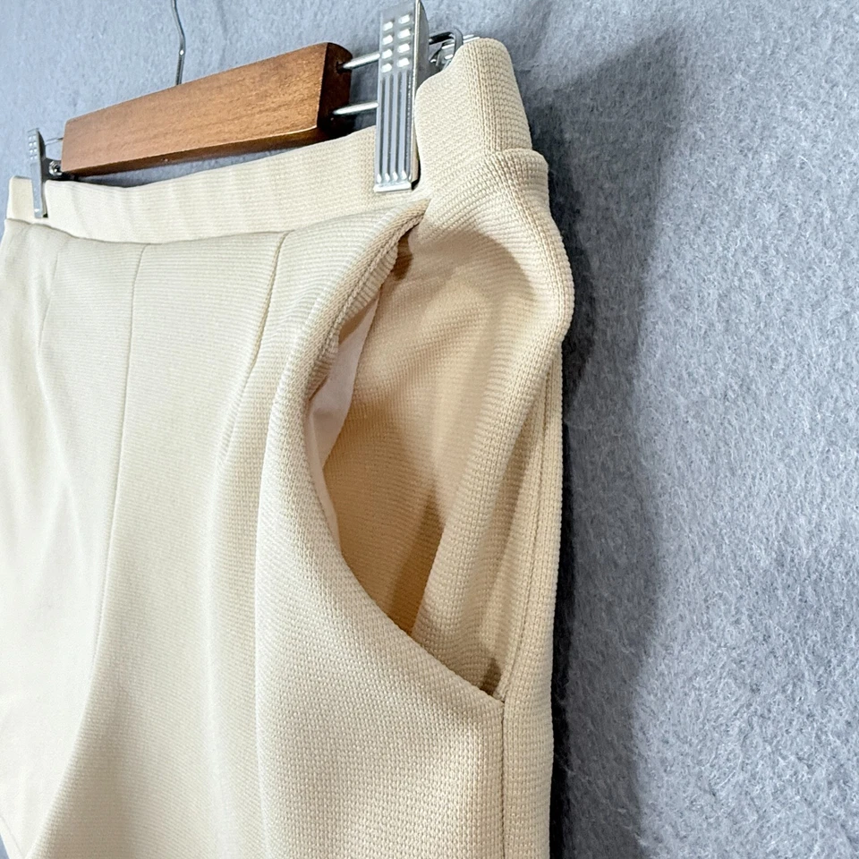 Pantalones Cortos De Colección Haymaker Lacoste Talla 14 Crema Bolsillos Laterales Planos Delanteros Años 50 60 Foto 3 de 4