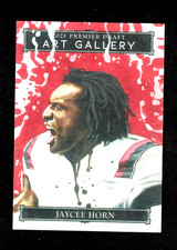 2021 Sage Premier Draft Art Gallery AG-23 Jaycee Horn Carolina Panthers ROOKIE C