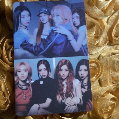 Yuna ITZY UNTOUCHABLE Edition Celeb K-POP Girl Photo Card Red