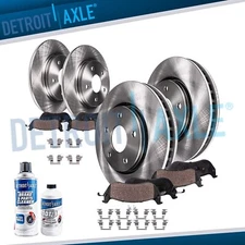 Front Rear Disc Brake Rotors Ceramic Pad for Toyota 00-01 Camry V6 00-03 Solara