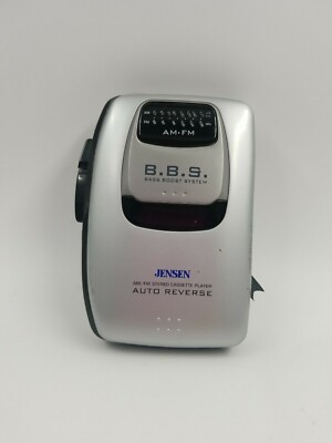 Vintage Jensen Audio AM/FM Cassette Player Model SCR-70M Bass Boost System HG35