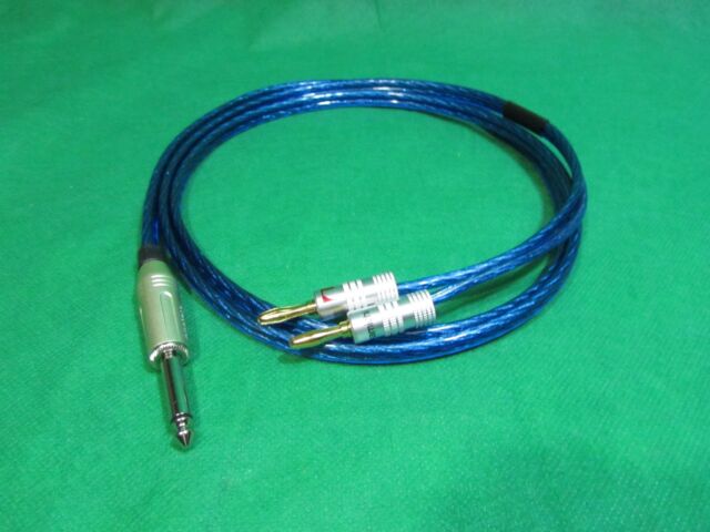 25 ft Q Power Cable 12 Gauge Speaker Wire 2 to 2 Banana Plugs,
