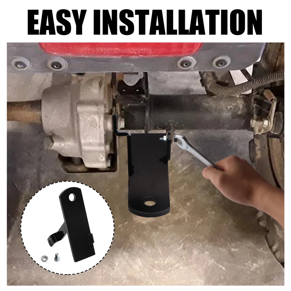 JERBOR Trailer Tow Hitch For Yamaha Wolverine 350 1995-2005 Black Robust Durable - Image 2 of 4