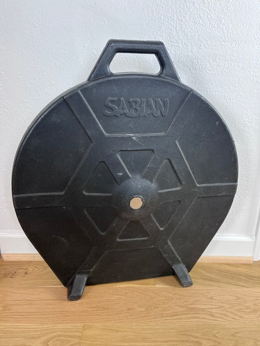 SABIAN Cymbal Safe Vault Hard Shell Carrying Case Molded Plastic Fits 22-In Ride