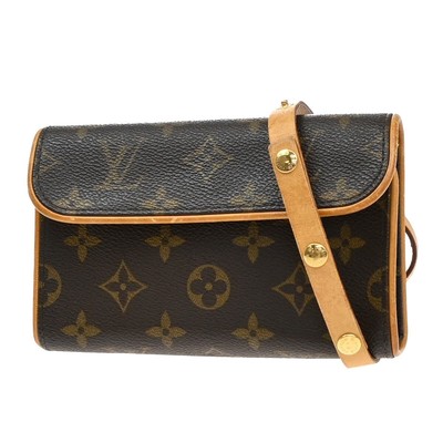 LOUIS VUITTON Pochette Florentine S Bum Bag Monogram Leather BN M51855 85EE420