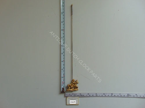 28 CM PENDULUM ZAANSE OR ZAANDAM CLOCK WARMINK WITH FIXED LEADER AND SUSPENSION
