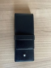 Montblanc Meisterstück Edition Siena 3er Leder Etui Pen Pouch Black ID 14313