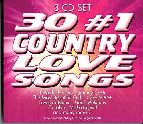 30 1 Country Love Songs - Audio CD By Various Artists - VERY GOOD