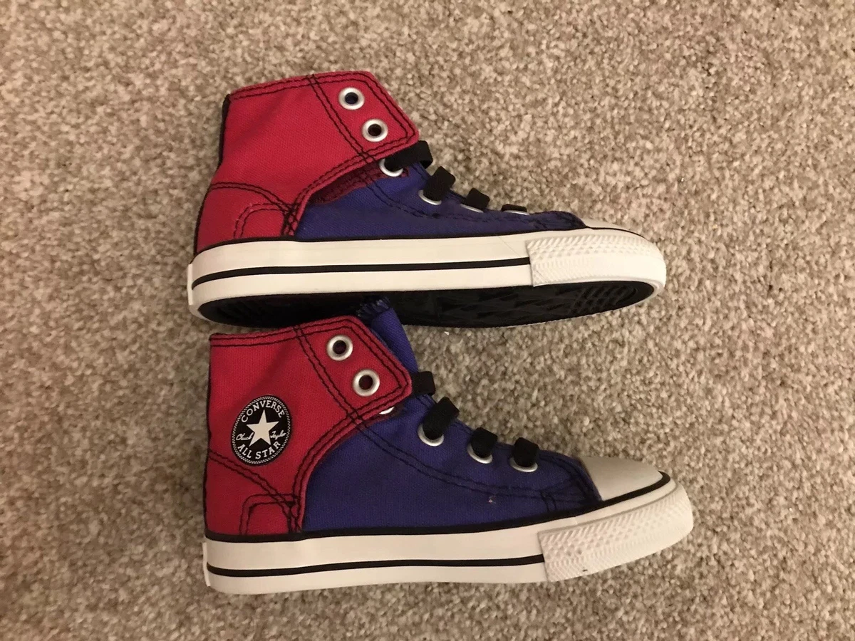 Red converse high sale tops for girls