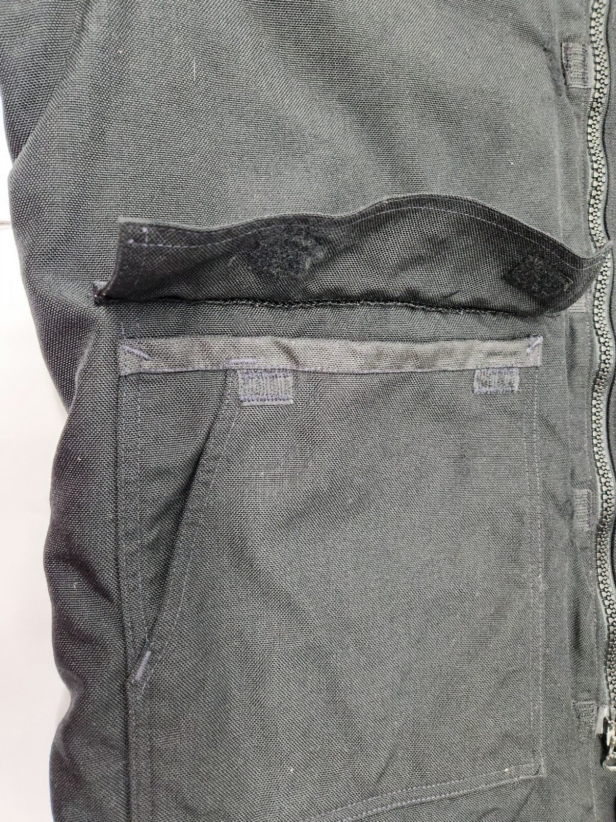 Vtg. CARHARTT PQC305 Cordura Mens Sz L Black Full Zip Quilted Jacket Hooded Coat thumbnail 4