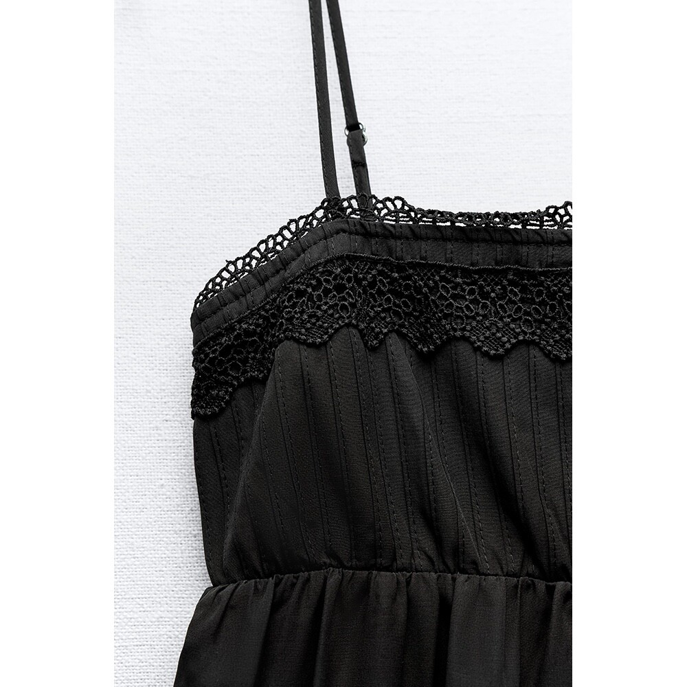 zara poplin midi dress black Zara Black Poplin Summer Midi Tee Dress With Side Ties Large New