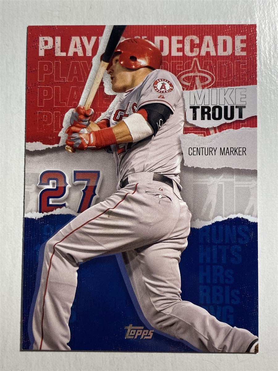 MIKE TROUT angels 2020 Topps Player of the Decade #MT6 (E2