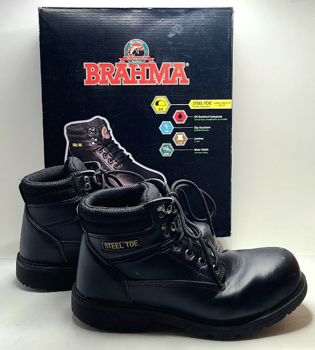Brahma top boots black