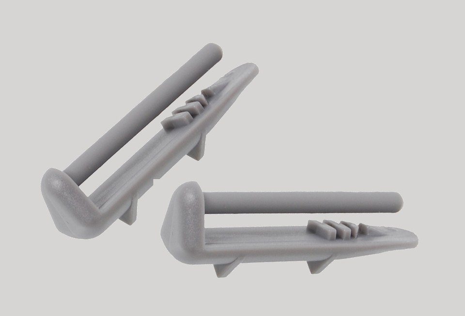 ARCELIK Dishwasher Rail Rear End Cap x1 or x2 Cutlery Basket