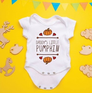 pumpkin baby onesie
