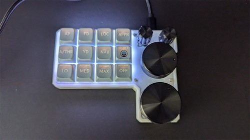 CXT VIA/QMK 4x3 Customizable RGB Marco Keyboard with 4 Knobs for Simulation Game - Picture 9 of 26