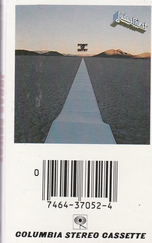 JUDAS PRIEST CASSETTE TAPE: "POINT OF ENTRY" 1981