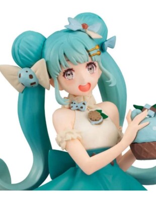 FURYU PVC STATUE HATSUNE MIKU SWEET SWEETS CHOCO MINT 18 CM FIGUR NEU!!