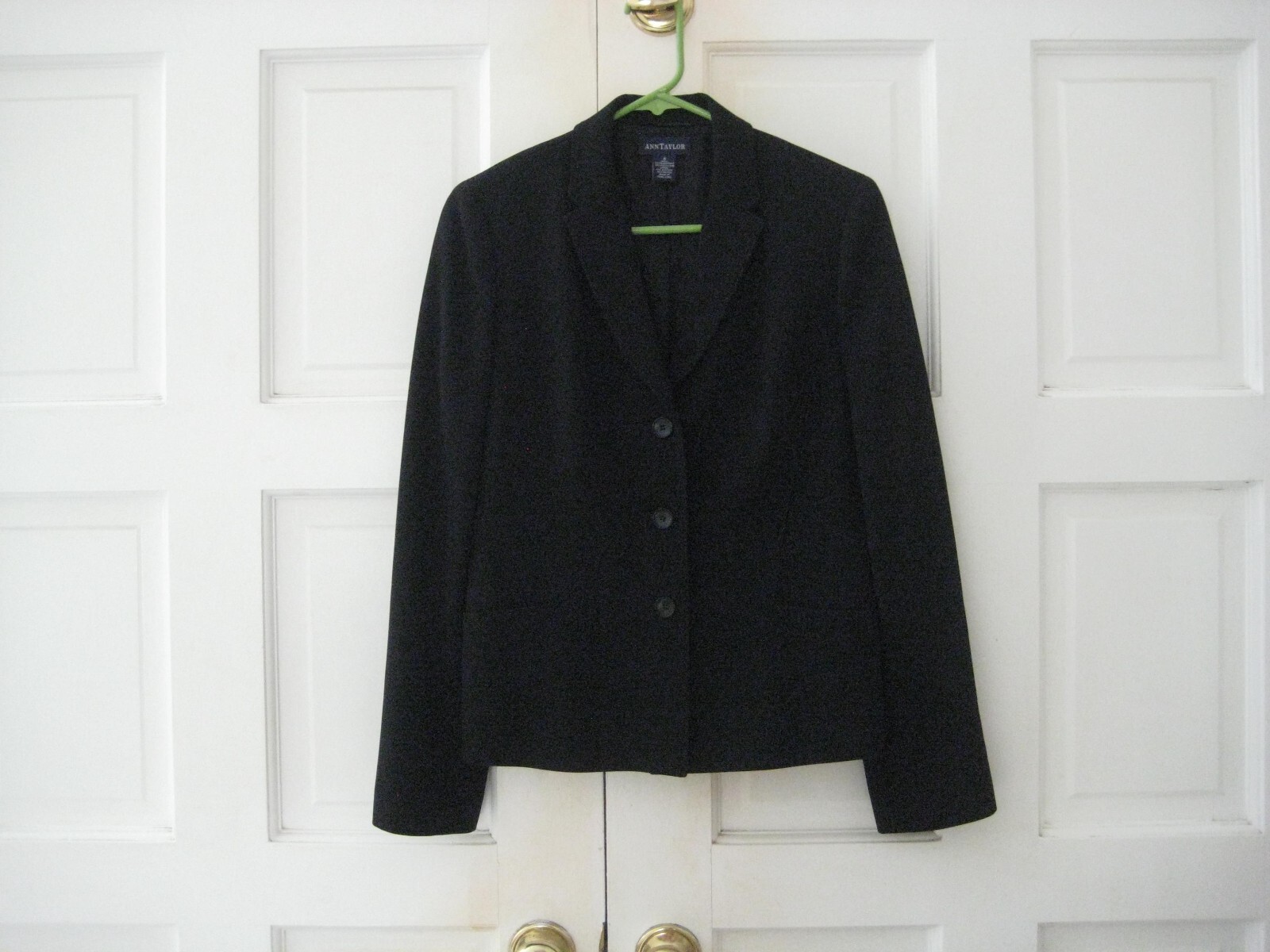 Ann Taylor Black 3 Button Blazer /Jacket *Lined *… - image 2