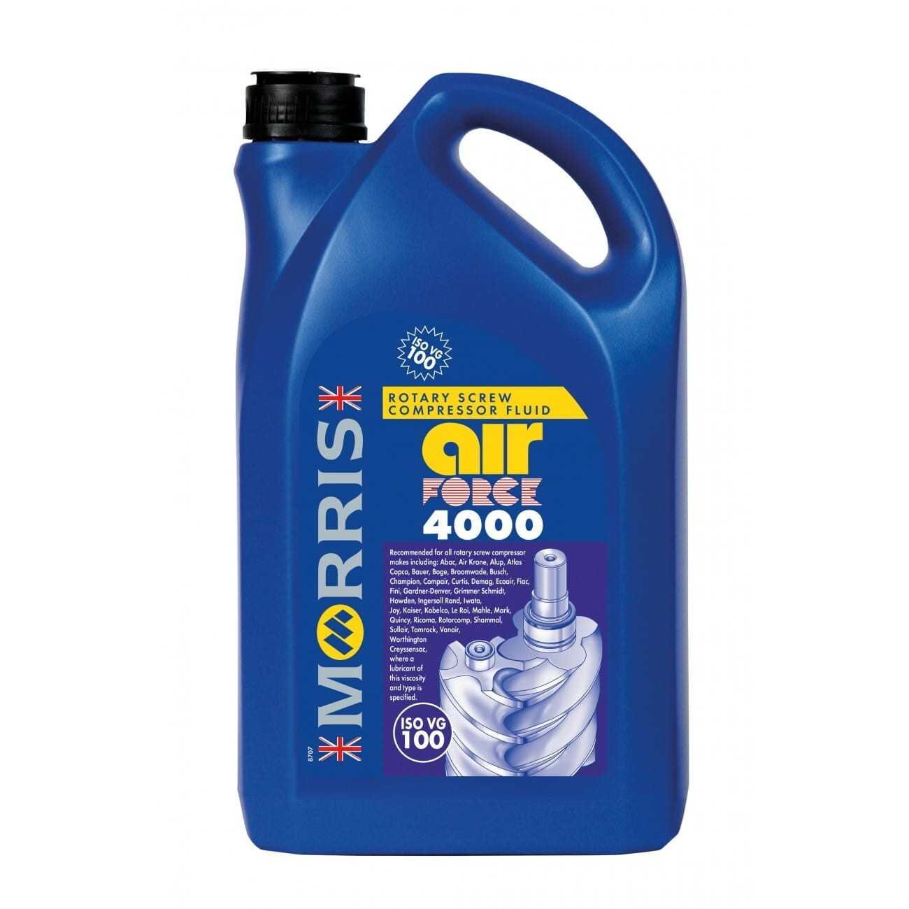 MORRIS Air Force 4000 ISO VG 100 Compressor Oil 5Ltr