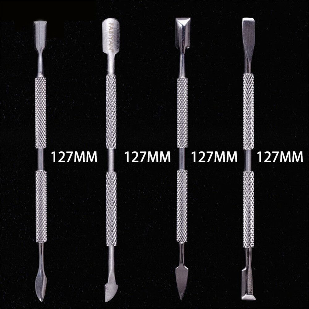 Tool Cuticle Pusher Dead Skin Remover Triangle Rod Nail Polish Clean ...
