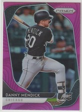 2020 Panini Prizm Baseball - DANNY MENDICK - RC PURPLE PRIZM #141 - White Sox