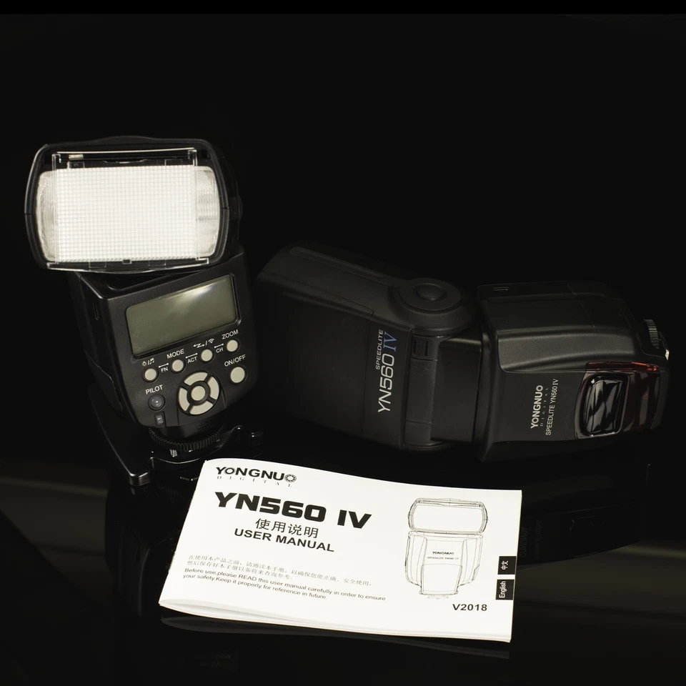 3x YONGNUO YN560 IV 2.4G Wireless Flash Speed Lite Light Canon Nikon DSLR Camera - Image 2 of 4