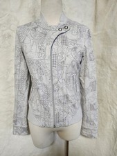 Lululemon RARE Vine Print Jacket Size 6 Yoga Poses Athletic Full Zip