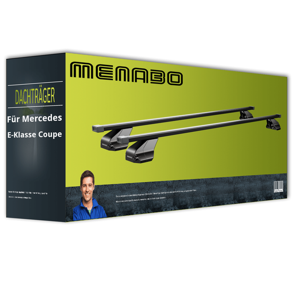 Menabo Omega Black - DachträGer - Stahl - FüR Mercedes E-Klasse Coupe Typ C238-image