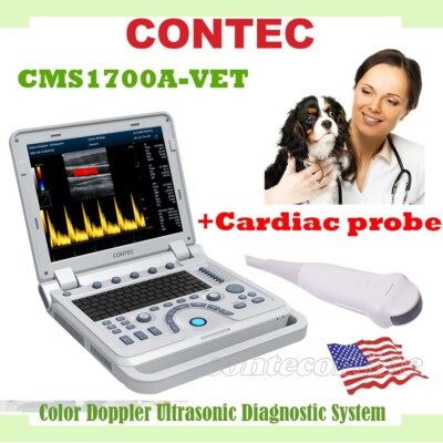 CMS1700A-VET Color Doppler Ultrasonic Diagnostic System with Cardiac probe
