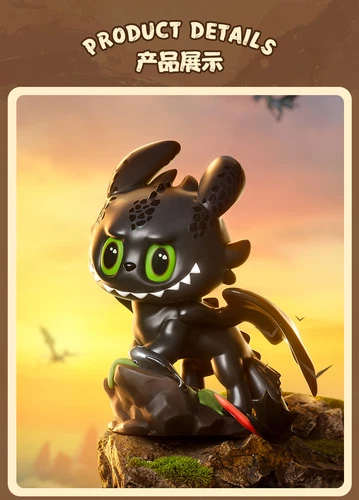 POPMART THE MONSTERS How To Train Your Dragon LABUBU Blind Box Figura Casuale 1pz - Foto 11 di 17