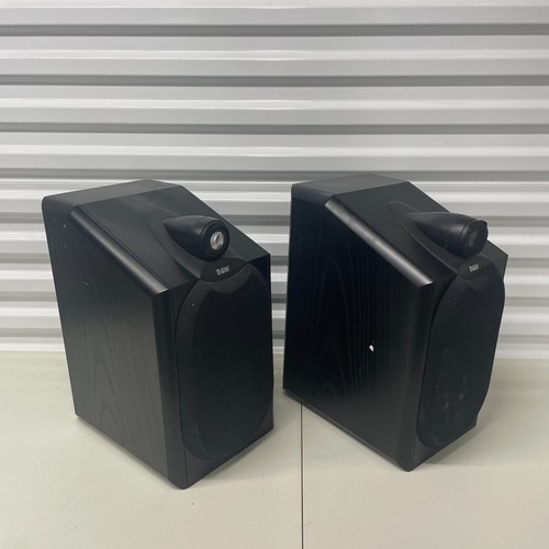 B&W Bowers & Wilkins CDM 1NT Black 120W Wired Bookshelf Speakers Pair - Picture 9 of 13