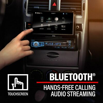 BOSS BV9976B 1 DIN CAR DVD/CD PLAYER 7 MONITOR USB BLUETOOTH COLOR