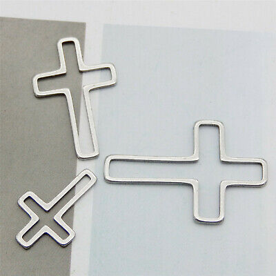 DIY 40pcs 3 color crucifix drop oil alloy pendant jewelry accessories 16X10mm 